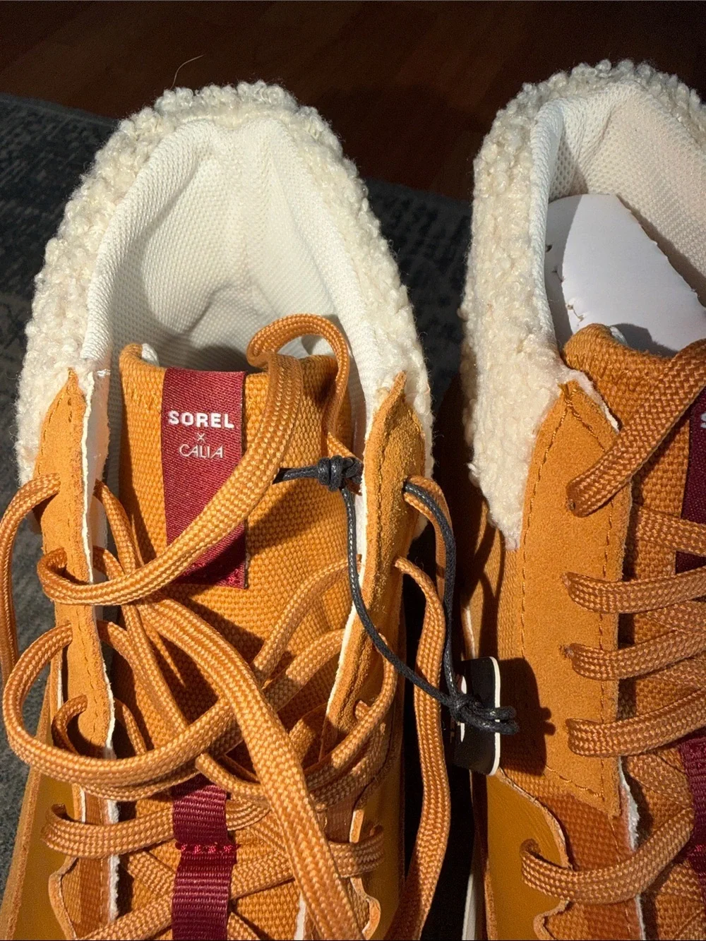 SOREL x CALIA Out N’ About™ 503 Mid Cozy - Canyon Gold, Bleached Ceramic size 10
